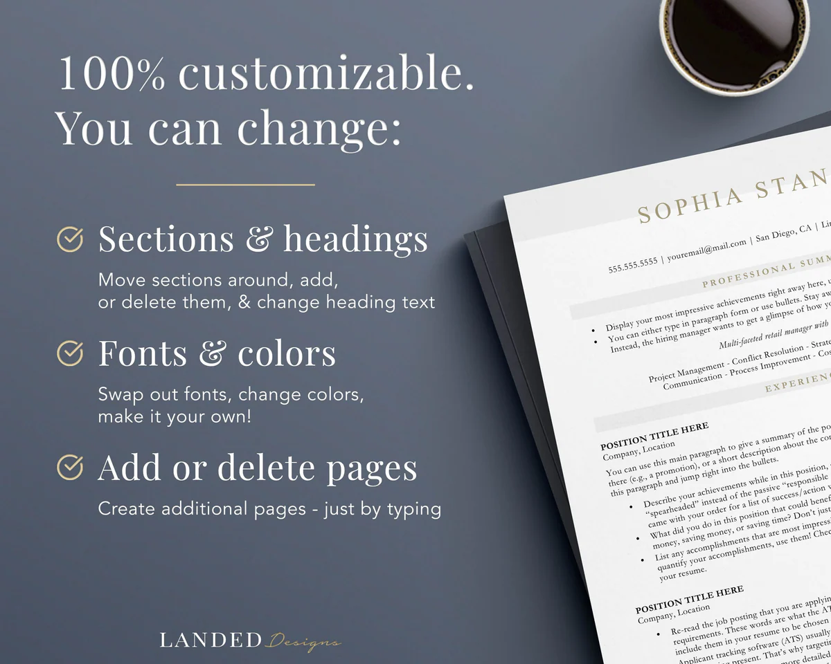 STYLISH ADMINISTRATIVE ASSISTANT CV TEMPLATE SOPHIA STANTON 6 STYLISH ADMINISTRATIVE ASSISTANT CV TEMPLATE SOPHIA STANTON
