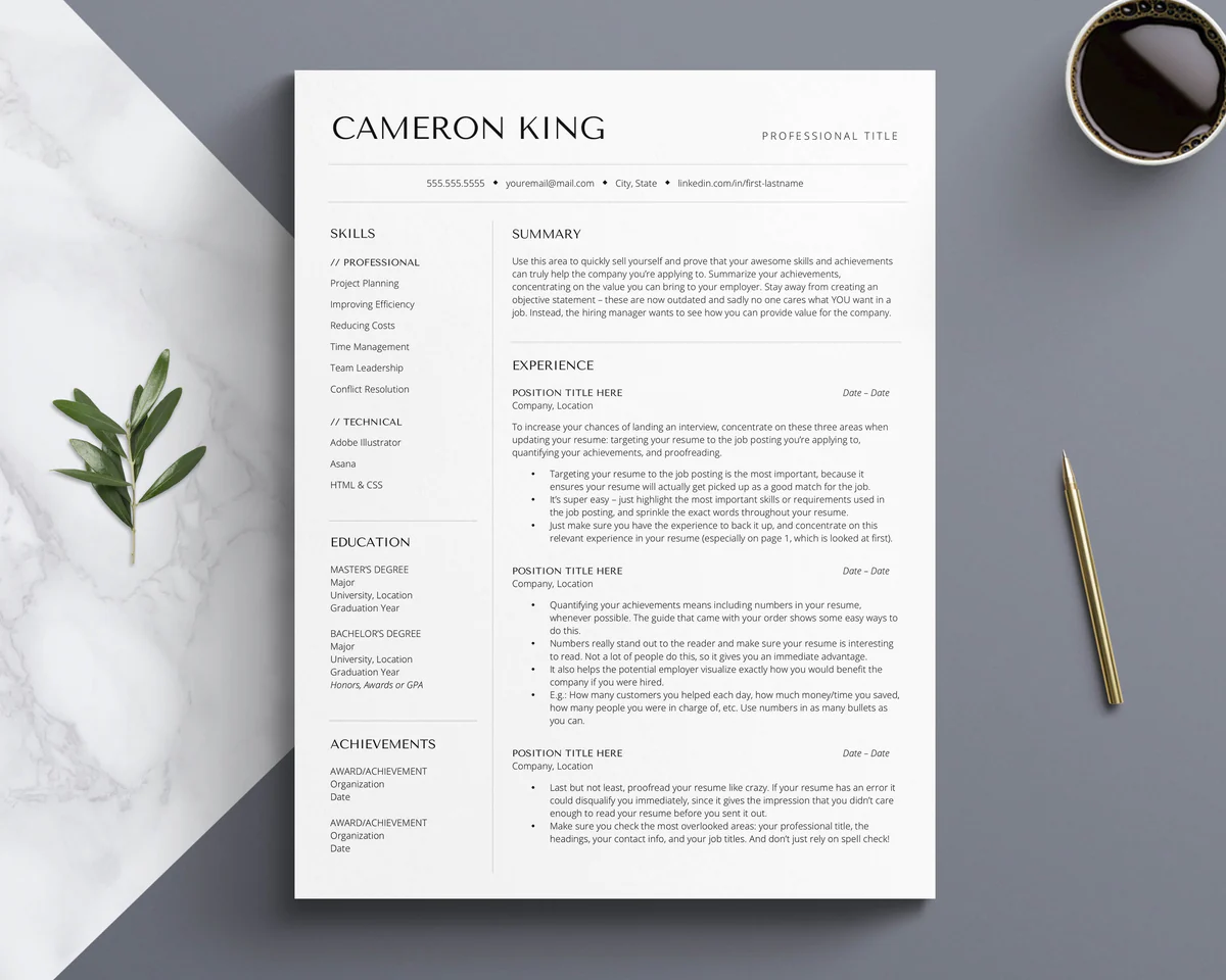 CREATIVE ARTIST RESUME TEMPLATE CAMERON KING 9 CREATIVE ARTIST RESUME TEMPLATE CAMERON KING