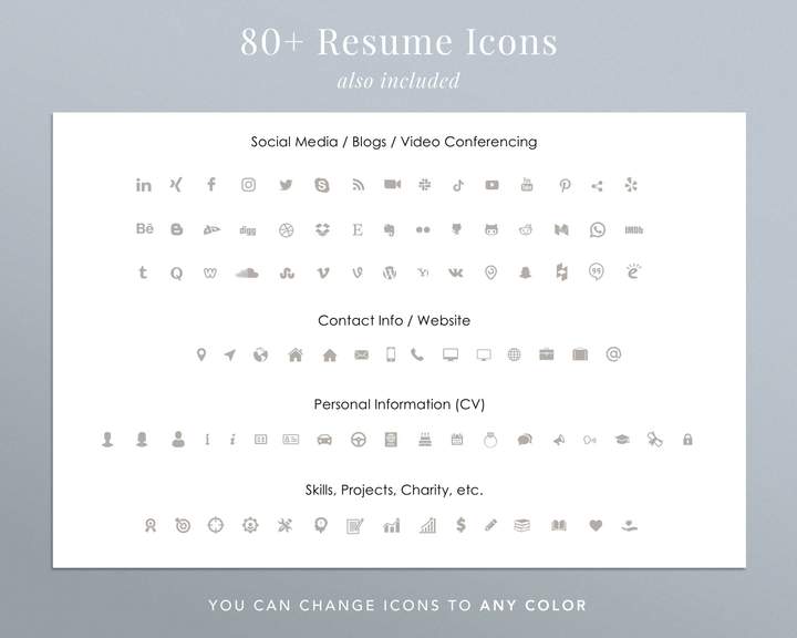 ELEGANT CEO RESUME TEMPLATE JULIANNE GREY 10 Best Modern Resume Template for 2021 for Word and Apple Pages - the Julianne grey