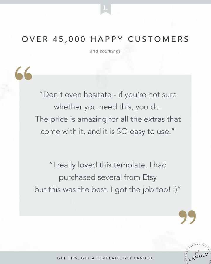 Creative Stylish Resume Template for Word and Pages - The Emilia scott