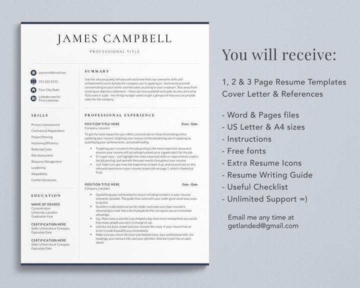 Executive Resume Template Corporate Resume