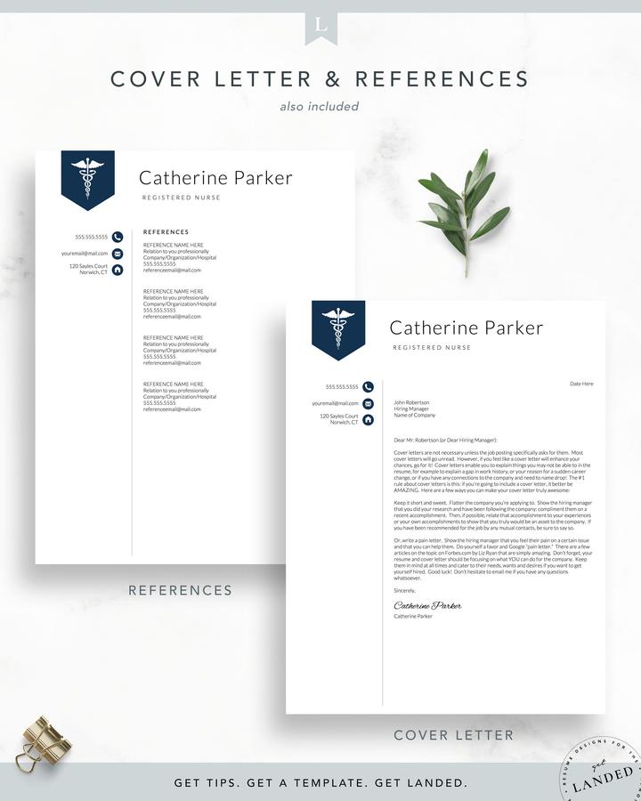 Stylish Medical Doctor Cv Template Catherine Parker