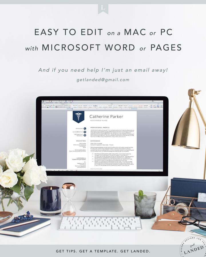 Stylish Medical Doctor Cv Template Catherine Parker