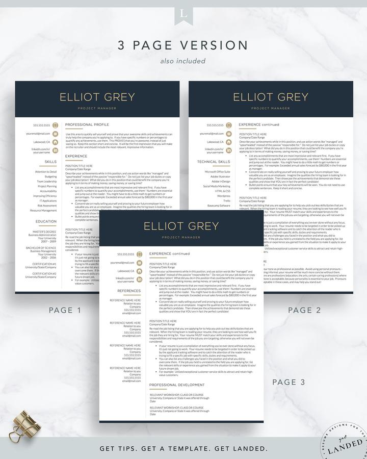 MODERN MARKETING MANAGER RESUME TEMPLATE EVIEW EMILIA GREY 4 marketing resume template