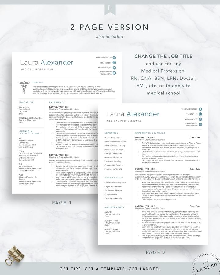 Nursing Resume Template - Laura alexander 2