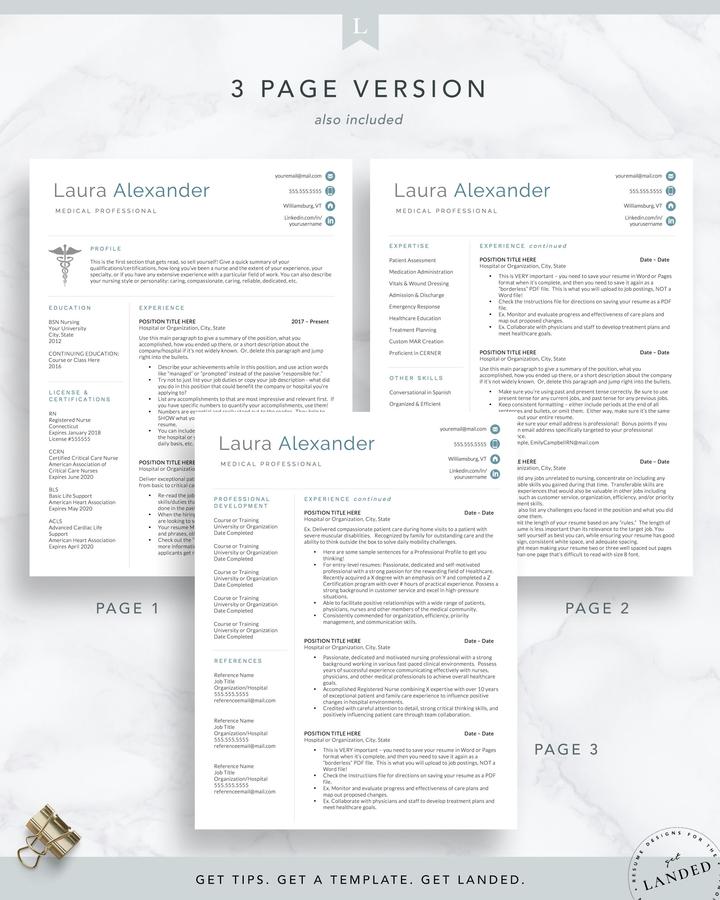 Nursing Resume Template - Laura alexander 2