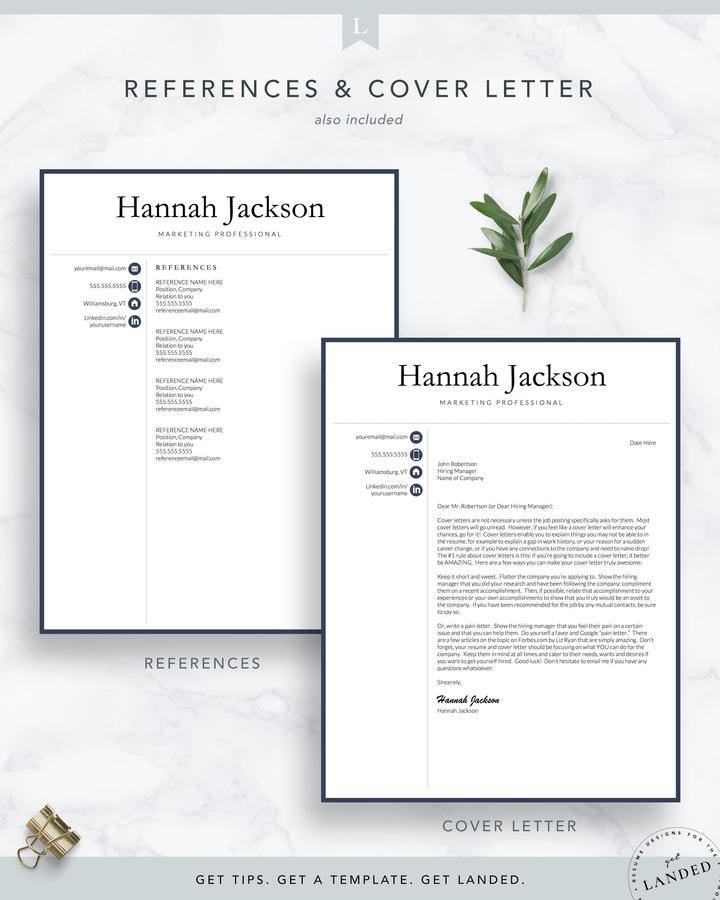 MARKETING EXECUTIVE RESUME TEMPLATE HANNAH JACKSON 6 MARKETING EXECUTIVE RESUME TEMPLATE