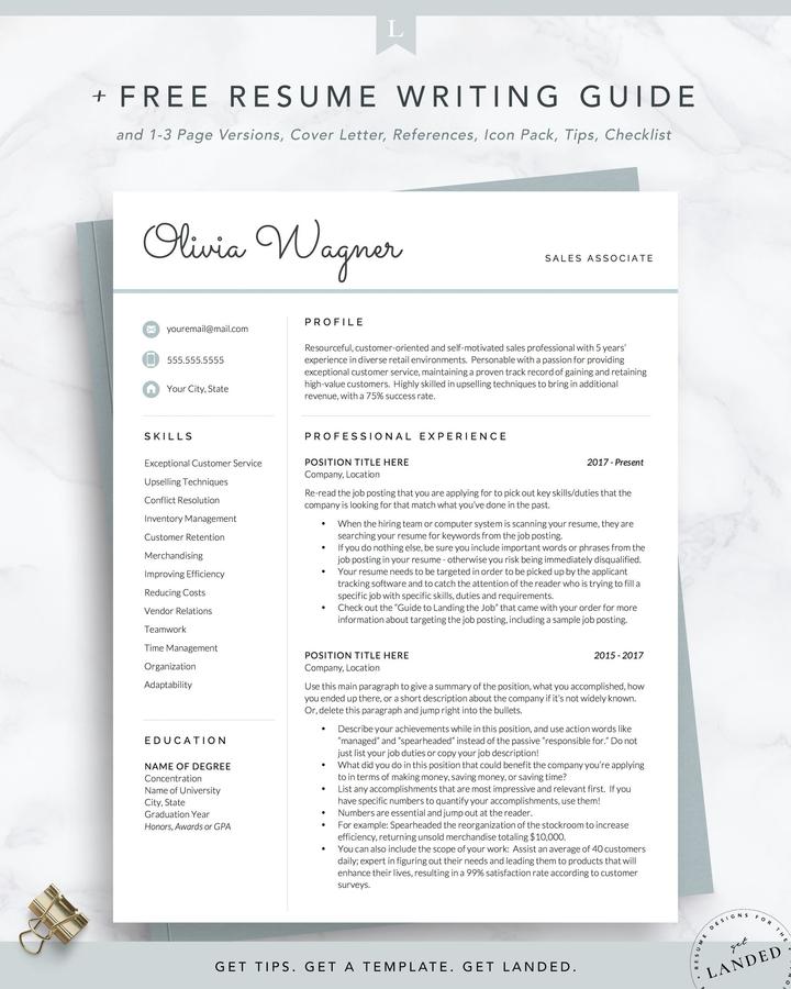 MODERN RETAIL EXECUTIVE RESUME SAMPLE OLIVIA WAGNER 1 retail resume