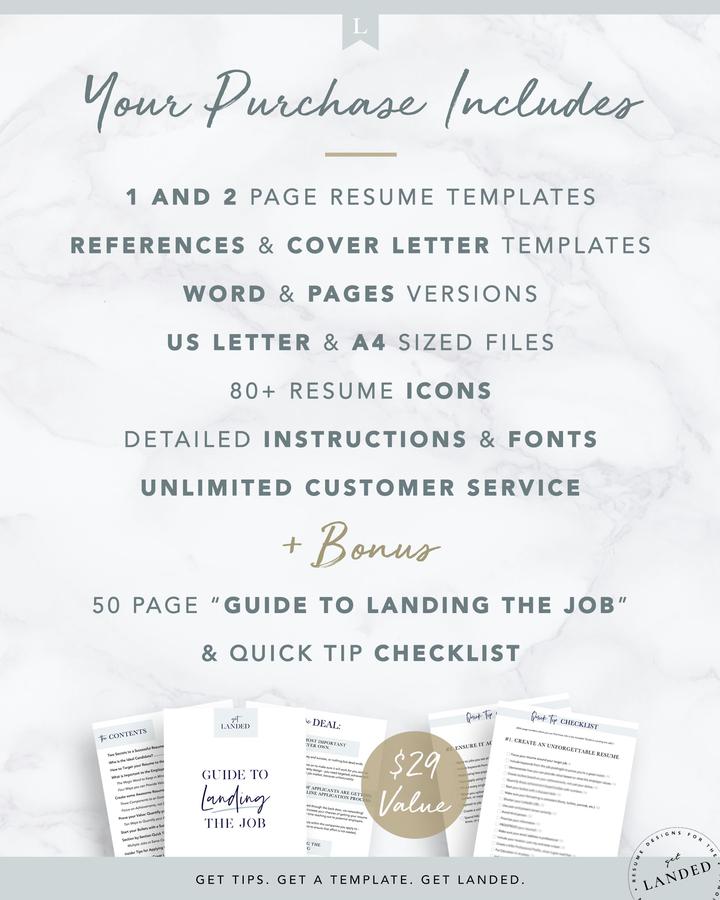 HUMAN RESOURCES RESUME TEMPLATE MADISON WHEELER 6 Two Page Resume Template with Photo for Word and Pages - Madison wheeler